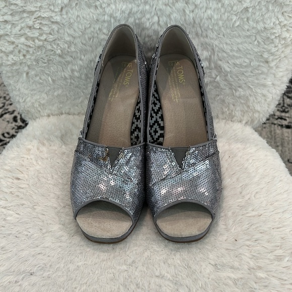 Toms Sequin wedges - Picture 2 of 4